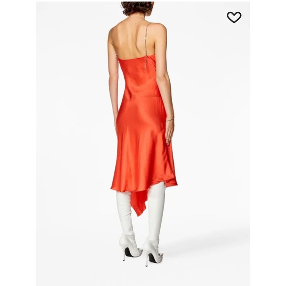 diesel D-Mint satin slip dress - Picture 2 of 6